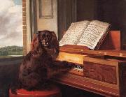 Philip Reinagle Portrait of an Extraordinary Musical Dog oil painting reproduction